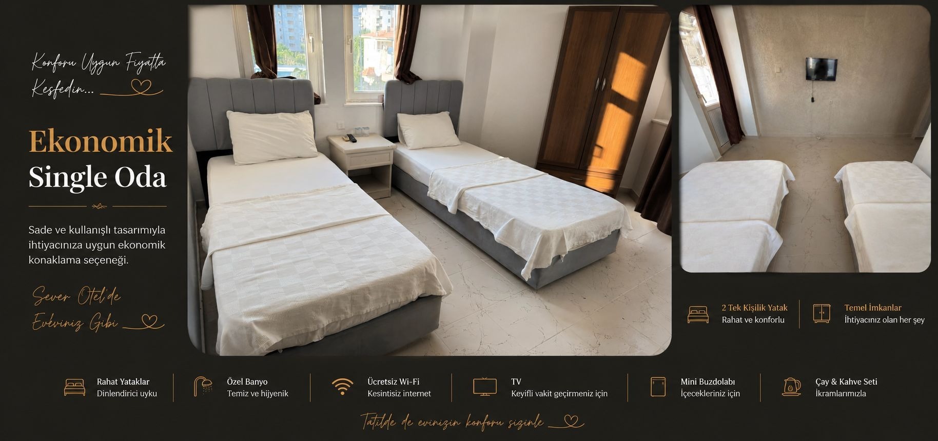 Bütün bir yılın yorgunluğunu atmak, şehrin gürültüsünden uzak, sakin,temiz, güvenli bir tatil yapmak,Dinlenirken eğlenmek, tarih ve doğa ile içiçe yaşamak istiyorsanız doğru adrestesiniz ....   Gönlünüze göre bir tatil ortamı sağlamaktadır. Denize 100 Mt.